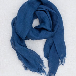 Linen Scarf , linen sheer scarf , italian linen soft scarf , natural linen scarf , soft linen scarf , summer scarf , organic flax wrap image 5