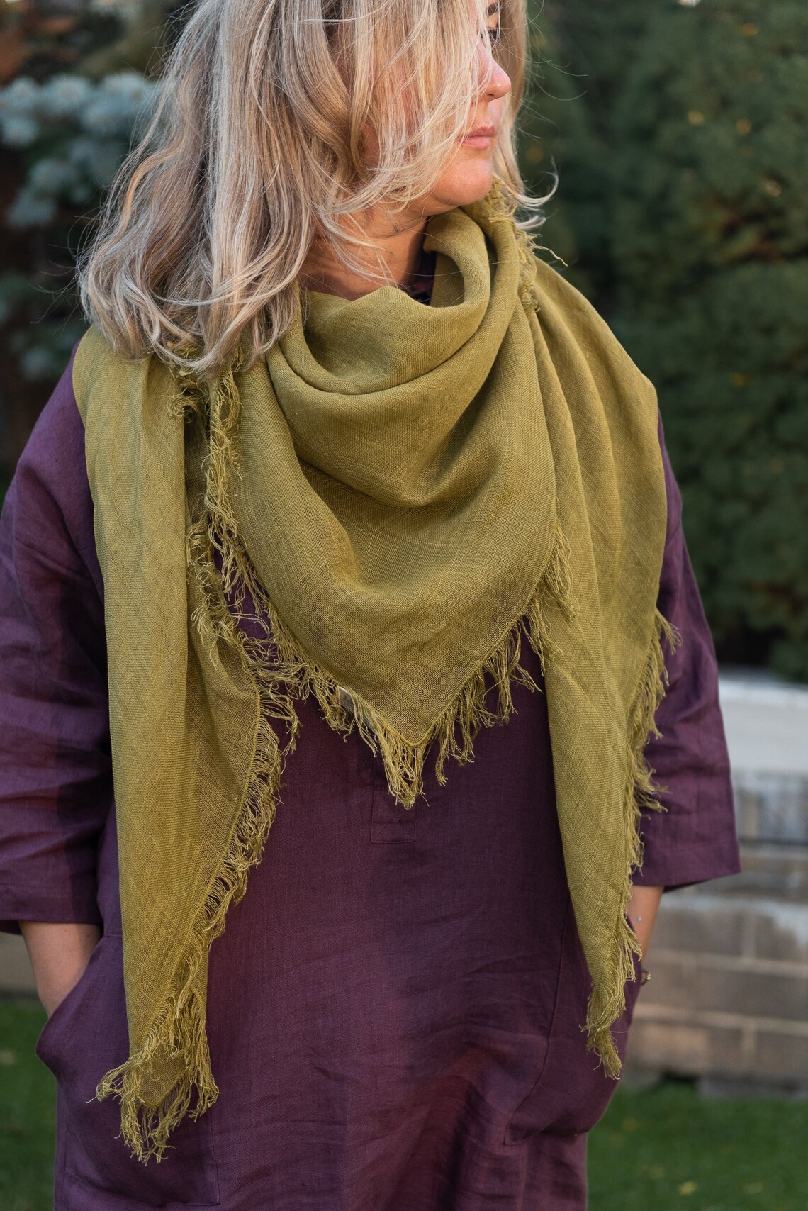 shawl linen