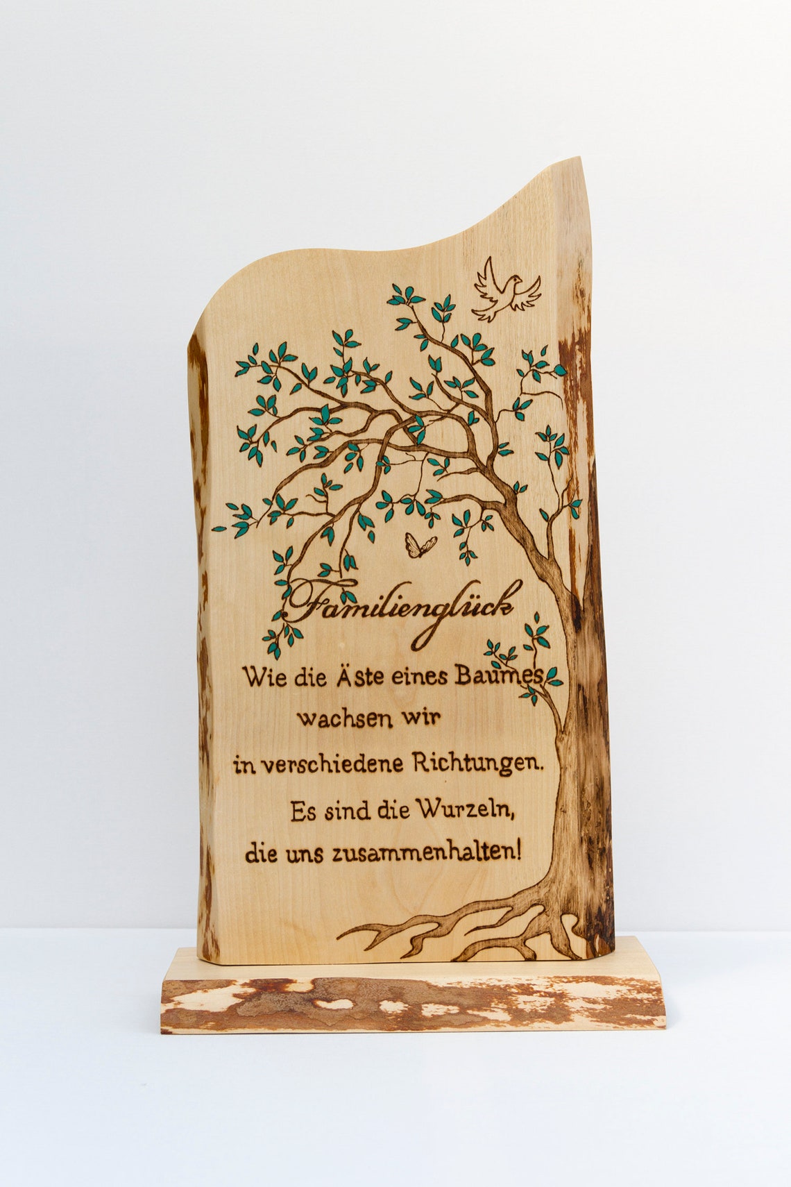 Personalisiertes Rundes Holzschild – Individuell Gestalten Mit Eigenem Foto, Text Oder Logo Für Haus, Garten & Geschenke