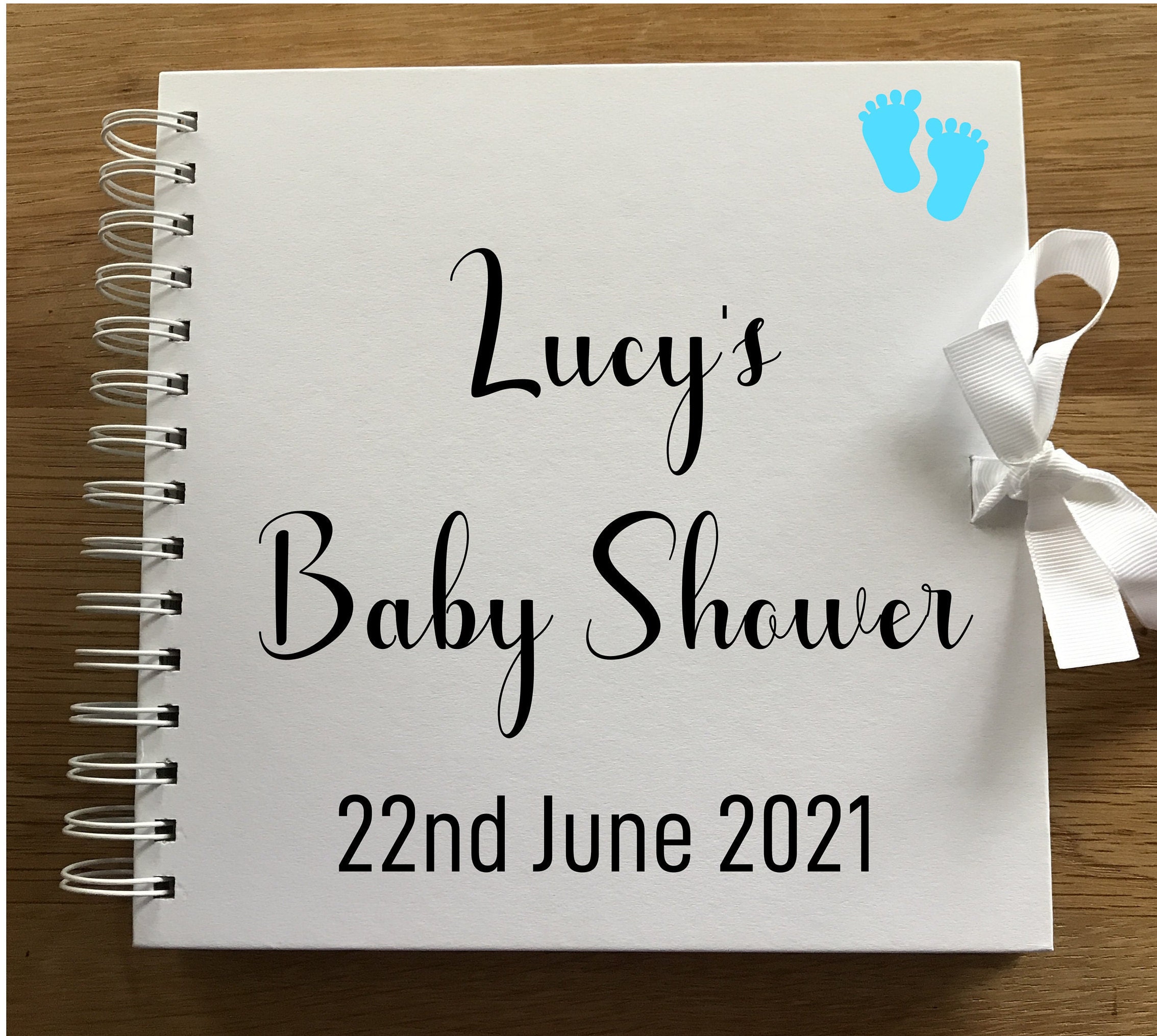 Personalised baby shower book Baby shower gift baby gift Etsy