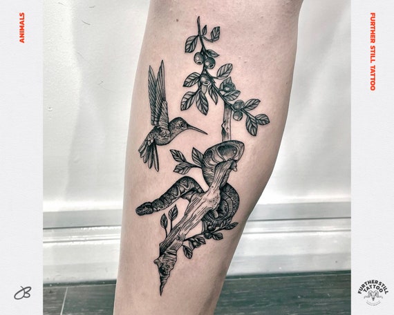 5 Tattoo Stickers Flower Snake Half Arm Sleeve Tattoo - Temu