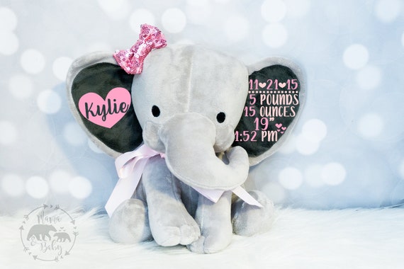 newborn elephant stuffed animal