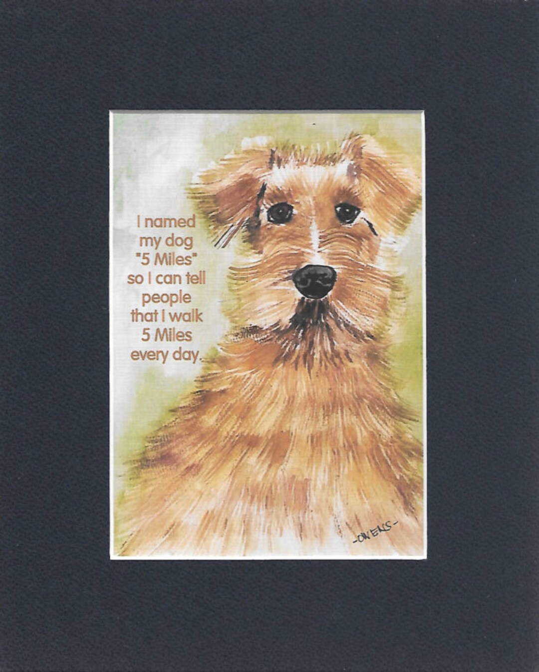 I Named My Dog 5 Miles so I Can Tell People That I Etsy UK