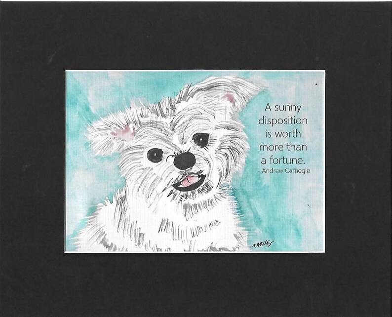 A sunny disposition is worth more than a fortune. Andrew Carnegie