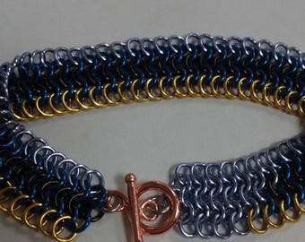 Static Shock Inspired Chainmaille Bracelet