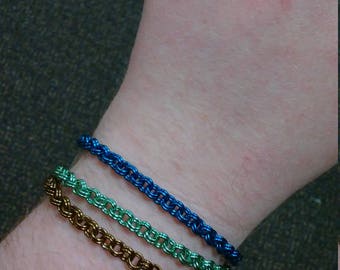 Custom Multi-Strand Chainmaille Bracelet