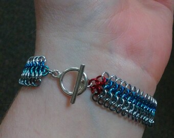 Cyborg Inspired Chainmaille Bracelet