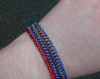 Starfire Inspired Chainmaille Bracelet