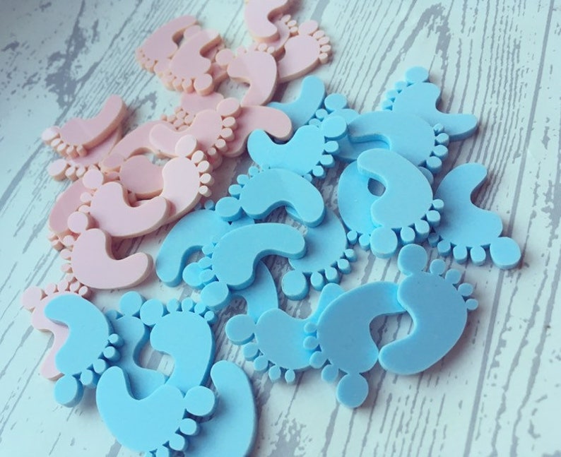 Acrylic Baby Feet Acrylic Cutouts 30mm Baby Feet Student Etsy