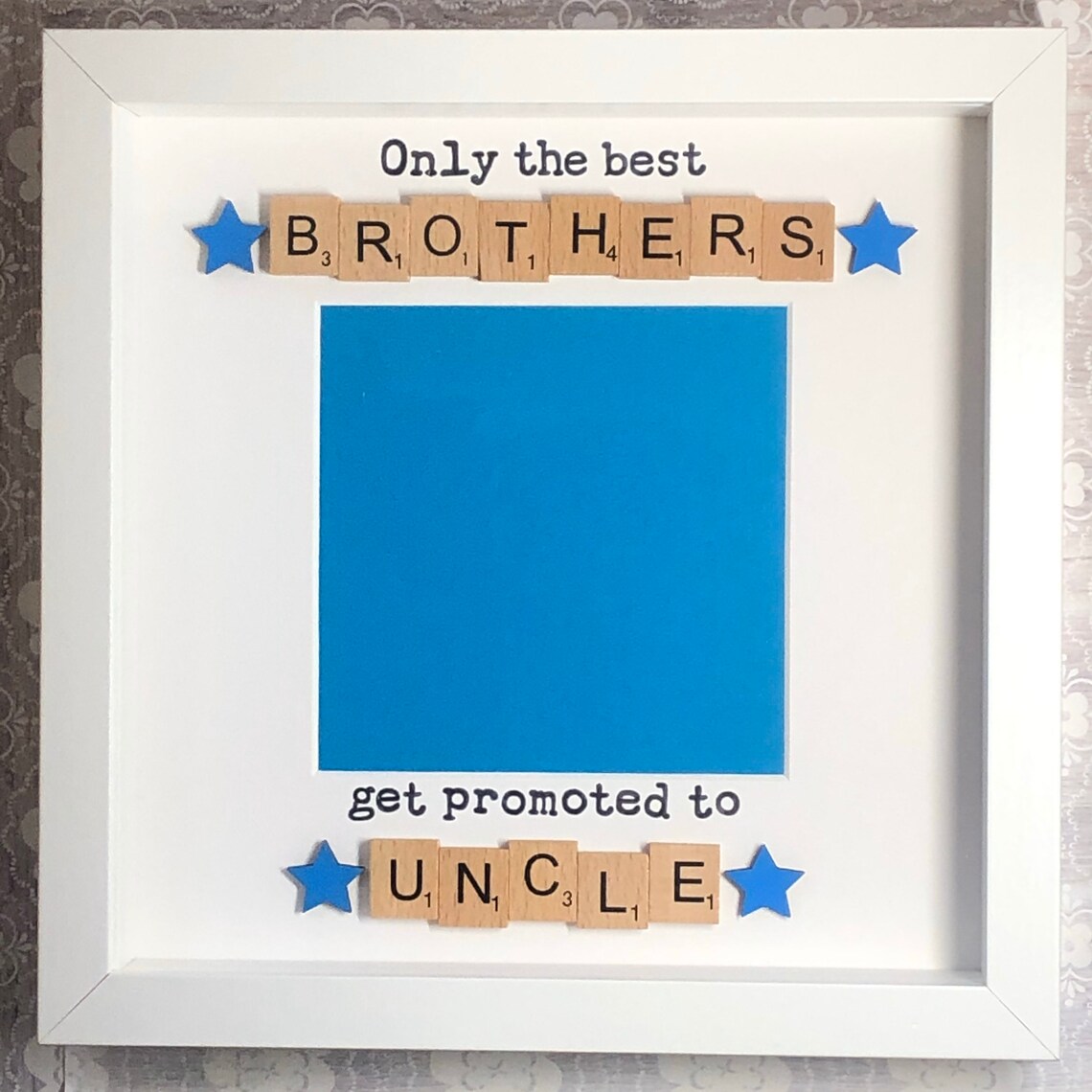 Handcrafted Gift for a Brother Who is an Uncle Birthday Gift Etsy
