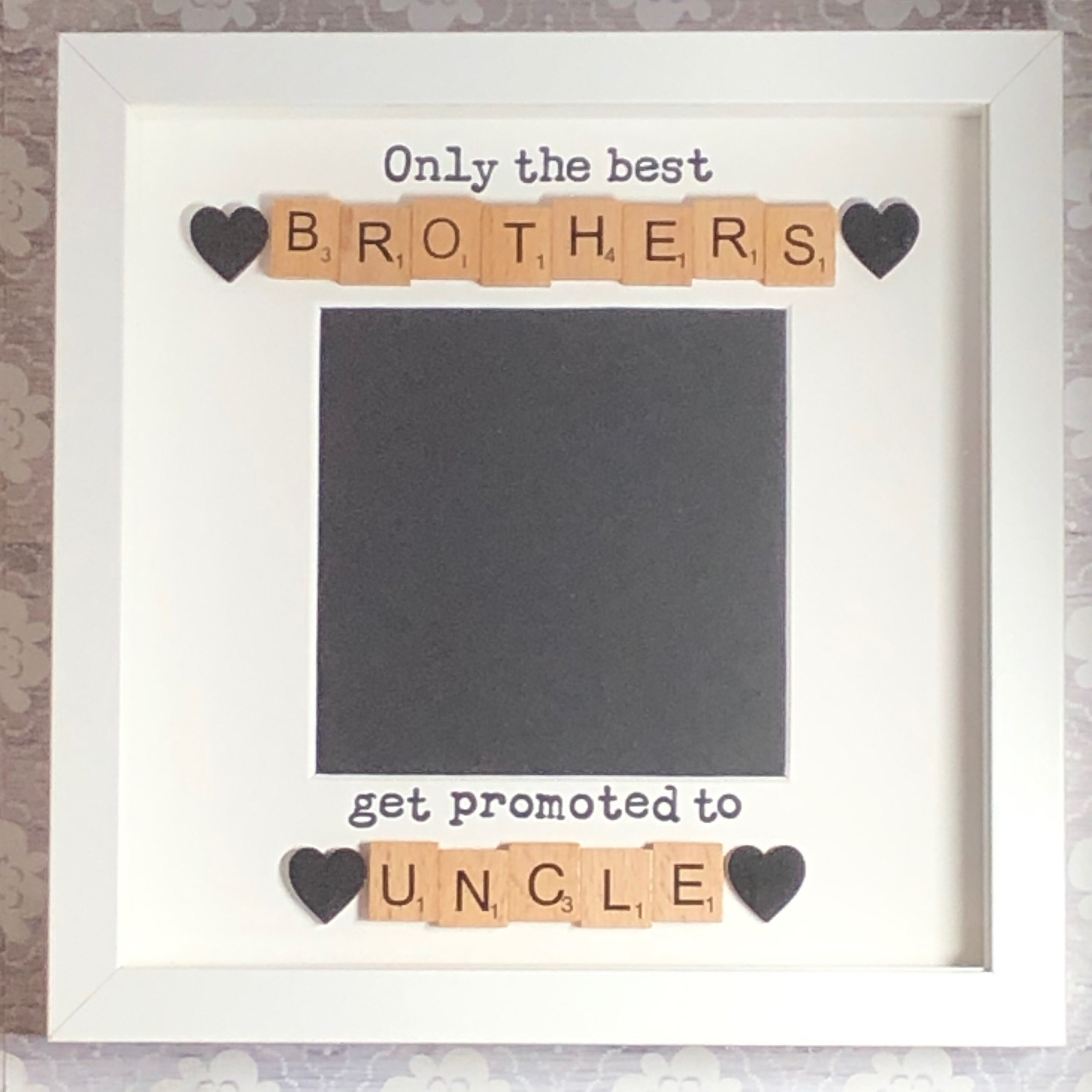 Handcrafted Gift for a Brother Who is an Uncle Birthday Gift Etsy