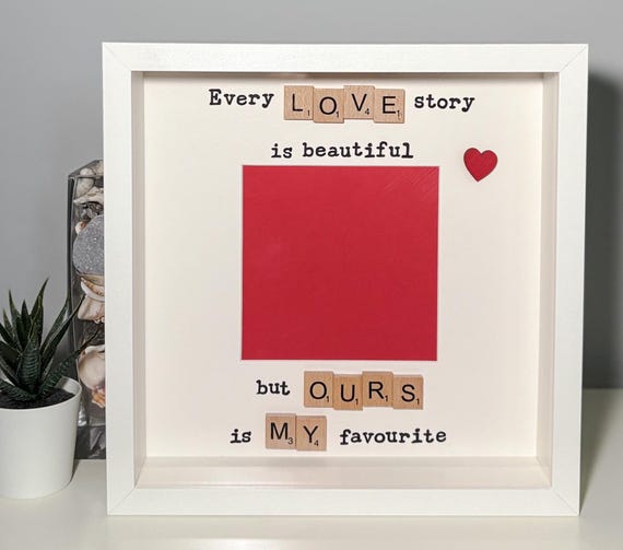 Custom Wedding Anniversary Stone With Love Story Gift For Partner