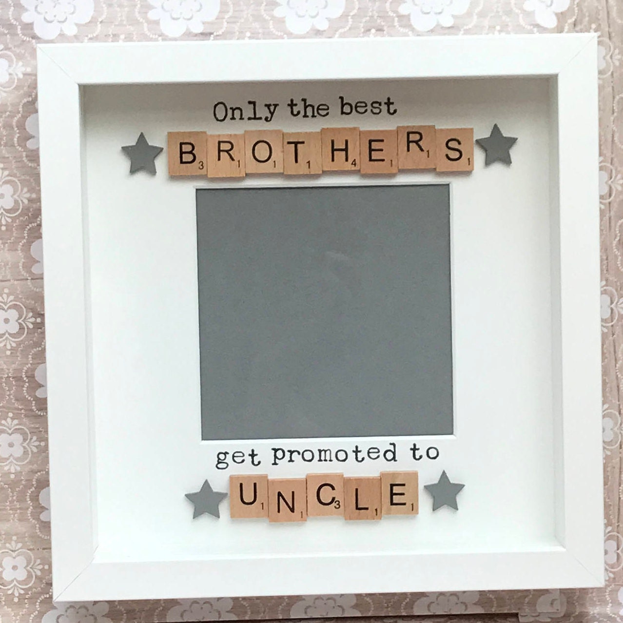 Handcrafted Gift for a Brother Who is an Uncle Birthday Gift Etsy
