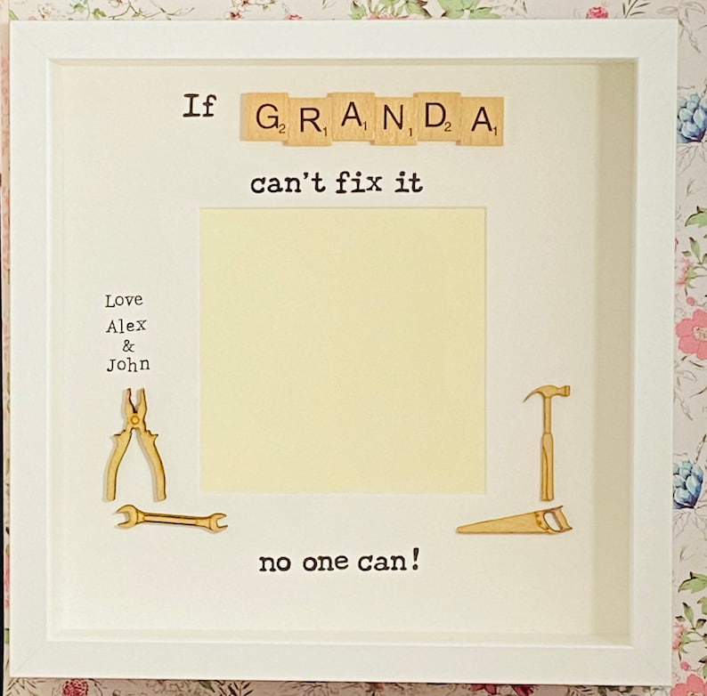 If Grandad Can T Fix It No One Can Fathers Day Present Etsy UK