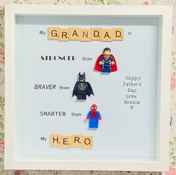 Handmade Personnalisé 1st Fête des Pères Carte Super-héros Papa Papa Grand-père du père Handmade Personnalisé 1st Fête des Pères Carte Super-héros Papa Papa Grand-père du père