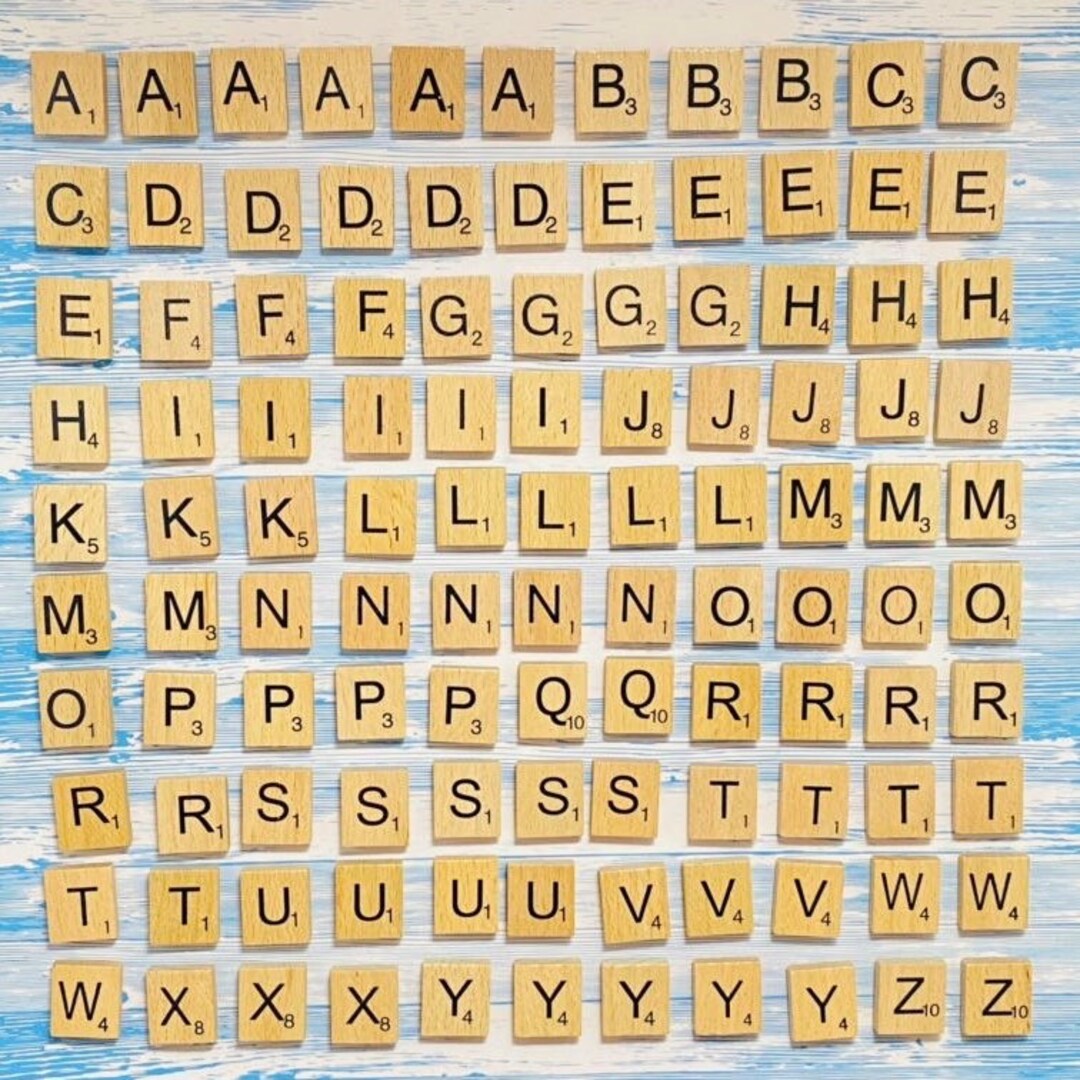 Scrabble Letter Fridge Teaching Resource Handmade