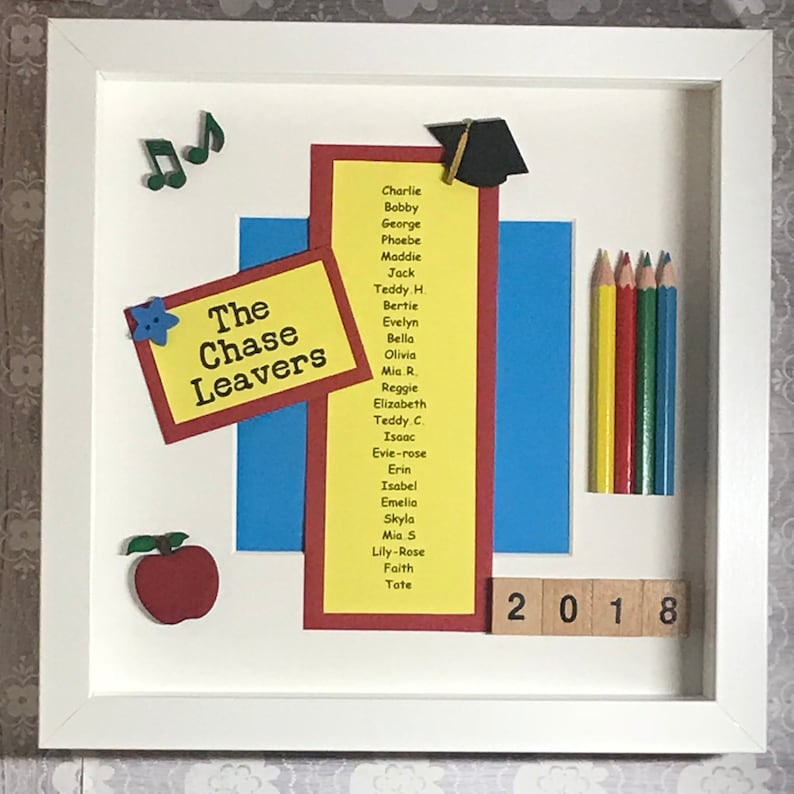 Leavers keepsake from nursery leavers or school gift from a Etsy