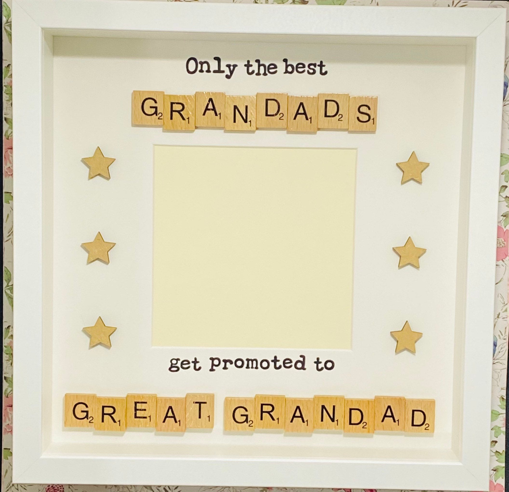 Great Dads Get Promoted to Grandads T-Shirt in Navy