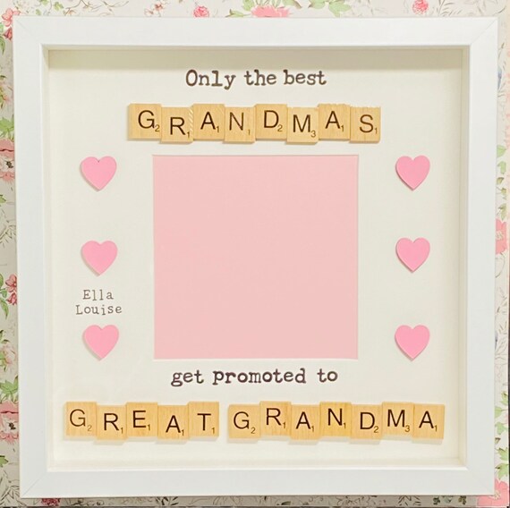 8"X10" Personalised gift for special occasions Best Mother scrabble  Frame 