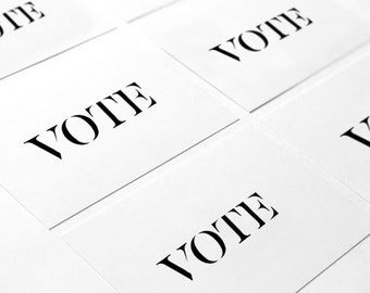 Vote Postcard Pack of 4