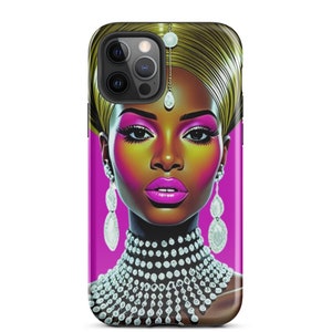 Gift for Black Woman Tough iPhone Case