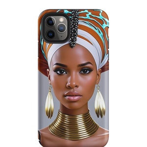 Queen African Beauty, Afrocentric Art Tough Case For iPhone