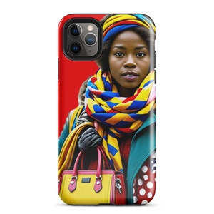 New York Girl Colorful Heavy Winter Jacket Fashion Tough Case For iPhone®