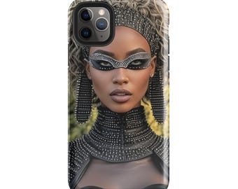 black fashion African phone case art Tough Case for iPhone®
