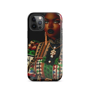 Victorian Black Woman Vintage art Tough Case for iPhone®