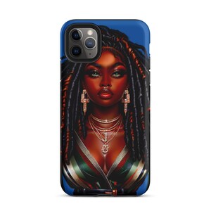 fashionwear black woman art Tough Case for iPhone®