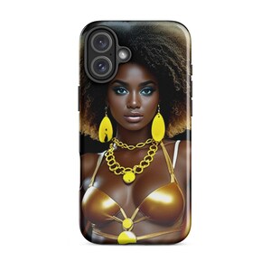 Fashion Beauty African art black woman queen Tough Case for iPhone®