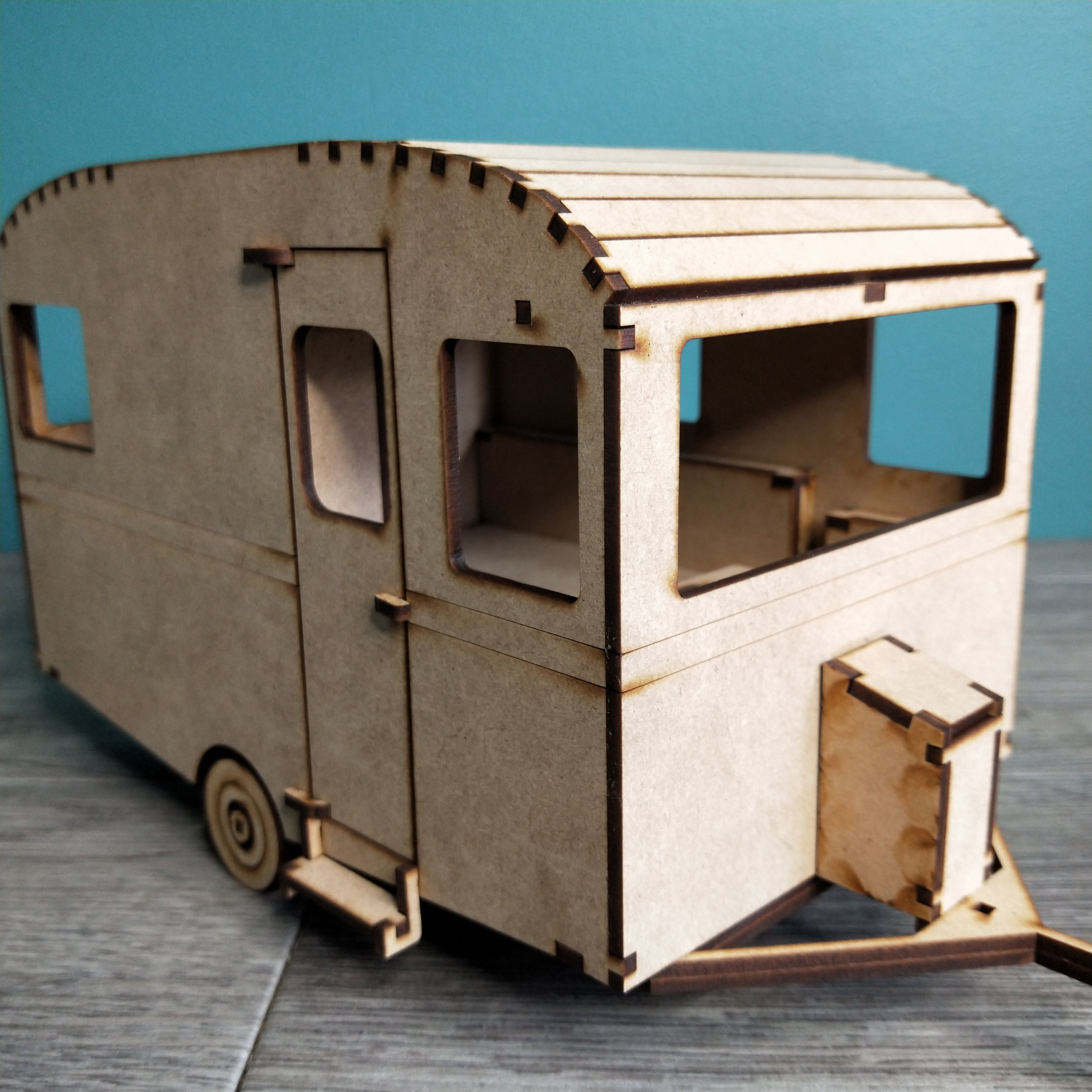 Retro Mini Caravan DIY Wooden Kit Camper Gift Idea | Etsy