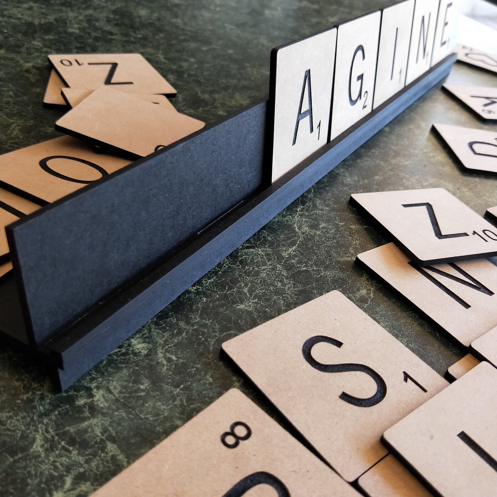 Wooden Scrabble Tile Holder for 6 X 6 Cm Tiles Home Decor Etsy Australia