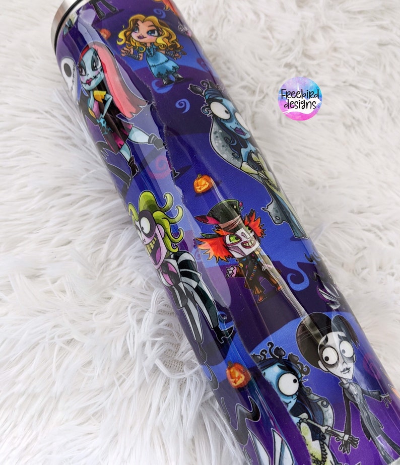 Tim Burton Tumbler Cups For Kids Boys Custom Tumbler ...