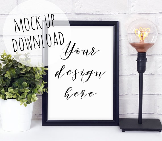 Black Frame Mockup Modern Styled Photography Mock Up For Black Frame Mockup Modern Styled Photography Mock Up For