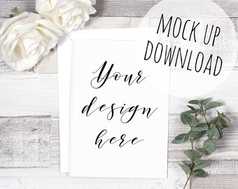 Greeting Card Mockup Etsy