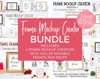 Download Frame Mockup Creator Etsy