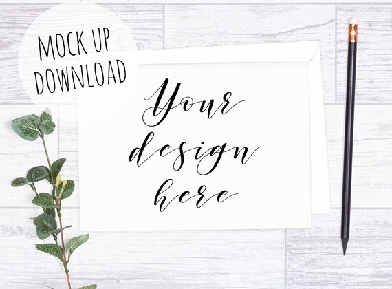 Card Mockup Photograph Horizontal Card Or Invitation Mock Up Card Mockup Photograph Horizontal Card Or Invitation Mock Up