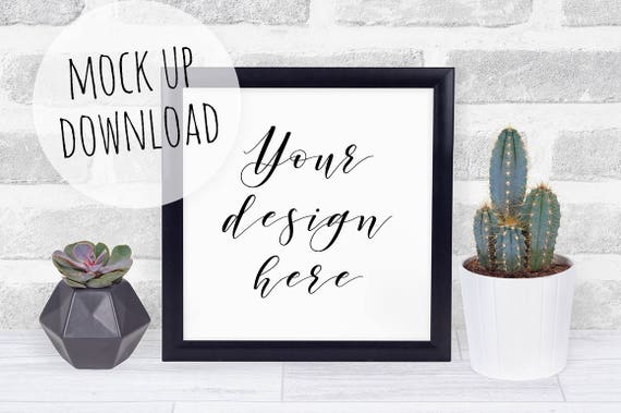 Square Frame Mockup Photo Black Frame Mock Up Photography Square Frame Mockup Photo Black Frame Mock Up Photography