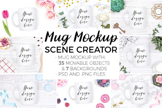 Download Free Mug Mockup Scene Creator Mug Mock Up Generator Styled Free Amazing Mockups Templates PSD Mockup Template