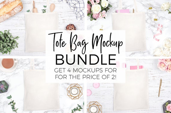 Tote Bag Mockup Bundle Canvas Bag Mock Up Collection