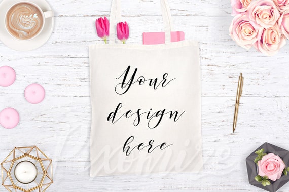 Tote Bag Mockup Photograph Pretty Bag Mock Up Photo