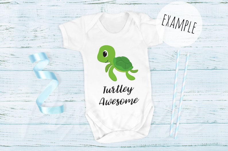 Baby Onesie Mockup Blue Baby Grow Mock Up Photograph Baby