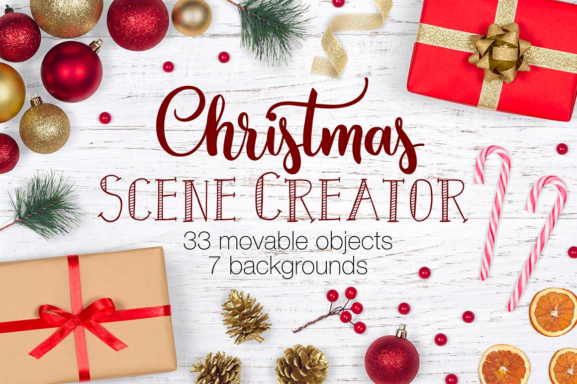 Ultimate Christmas Branding Bundle Christmas Scene Creators Etsy