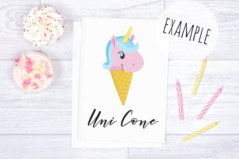 Download Birthday Card Mockup Styled With Cakes and Candles Pretty | Etsy