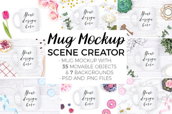 Download Mug Mockup Scene Creator Mug Mock Up Generator Styled Stock Etsy