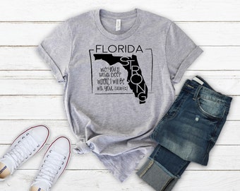 Florida Strong Tee Shirt, Womens, Mens, Hurricane