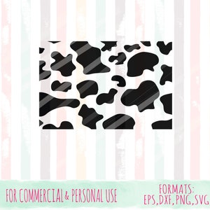 Cow Print SVG| Layered|Cow Spots| svg,png,eps,dxf|Commercial and personal use|