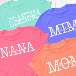 Blessed Bundle SVGs,Blessed Mom, Blessed Nana, Blessed Mimi, Blessed Grandma,Mothers Day Svgs