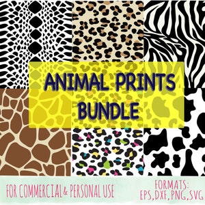 Animal Patterns SVG|animal prints svg| svg,png,eps,dxf|Commercial and personal use|